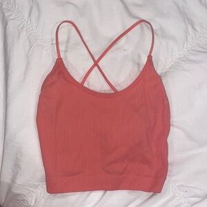 pink strappy bralette
